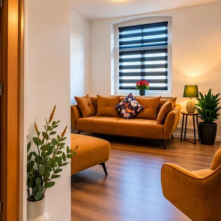 Apartment Modernes, Helles Ostviertel-flat8, Balkon,all-in5g Gera