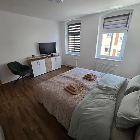 Modernes, Helles Ostviertel-flat8, Balkon,all-in5g Apartment *
